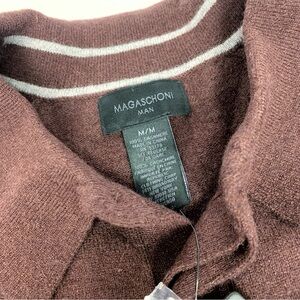 Magaschoni Men's Brown Sweater